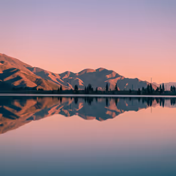 Reflections - New Zealand Mountains - old