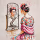 Reflections of a painted soul