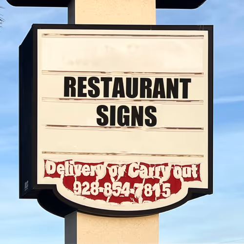 Restaurant Signs
