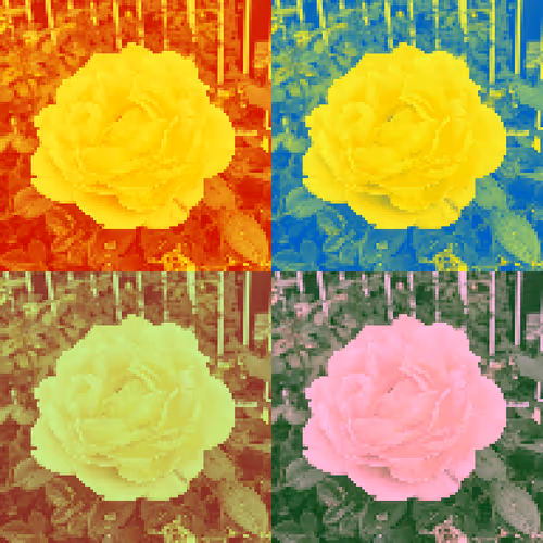 Painting the Roses Retro