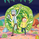 rick and morty painting