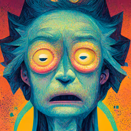 Rick And Morty Drawing Style
