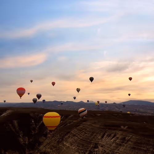 Rising over Cappadocia