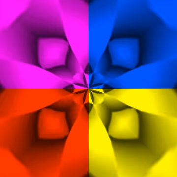 Red Magenta Blue Yellow - old