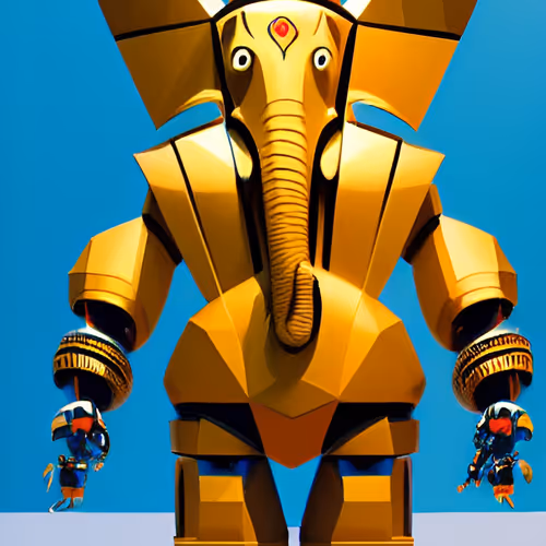 Robot Ganesha Arts