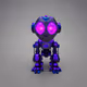 Robot Purple Monkey
