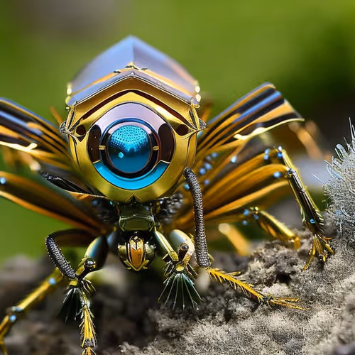 Robot Steampunk Bugs
