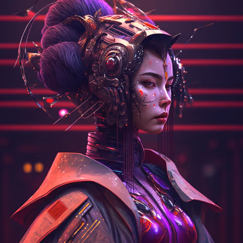 robotic geisha