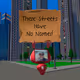 Robot With Sign