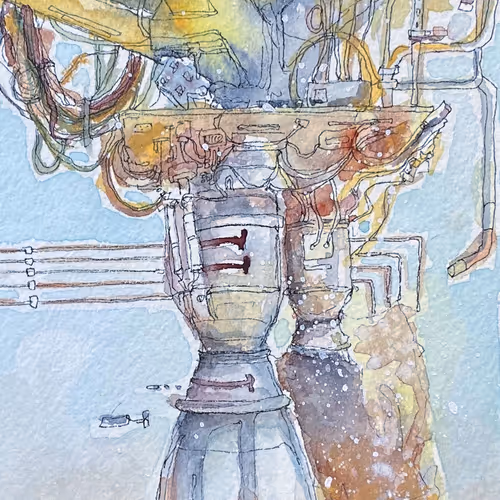 rockets and robots and engines - old