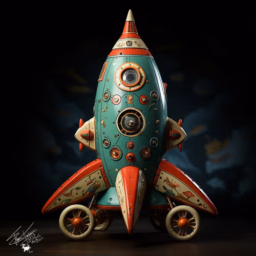 Rocket toy collectibles.