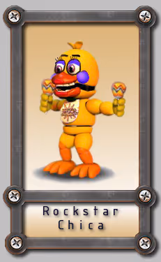 Rockstar Chica card. - old