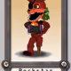 Rockstar Foxy card. - old