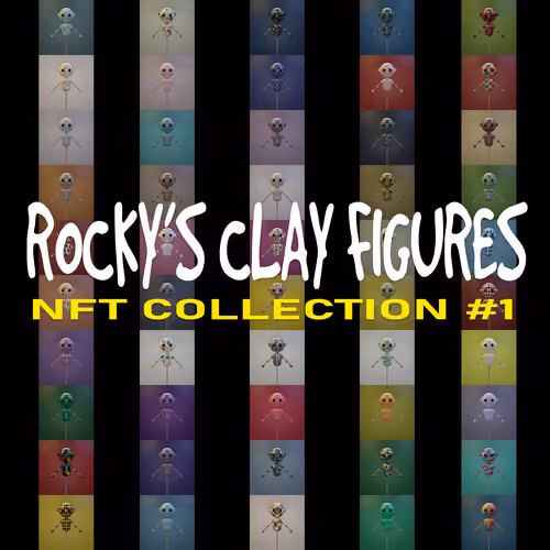 Rocky's clay figures - collection #1 - old