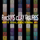 Rocky's clay figures - collection #1 - old