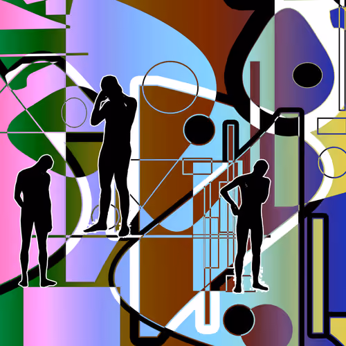 RofiArt100 - Abstrakte Ausdrucksformen und Figuren (Abstract forms of expression and figures)