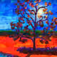 Rough brush strokes