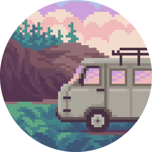 Round Pixel Art Collection