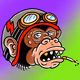 Tat2 Chimps by RoyBoy Tattoo