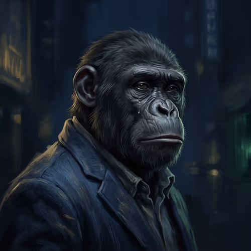 Sad Ape #1
