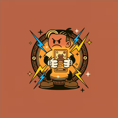 Sad Boy Comic Card Series