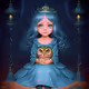 Sad owl princess