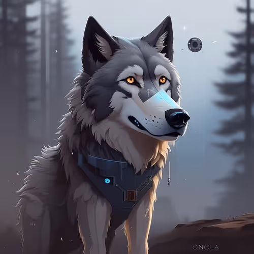 sad wolf
