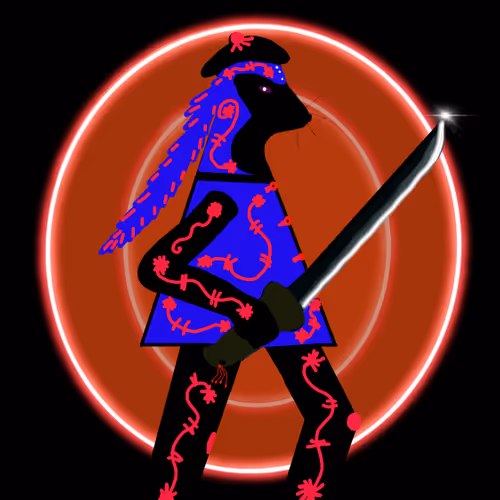 Samurai Mouse Attack Sprite