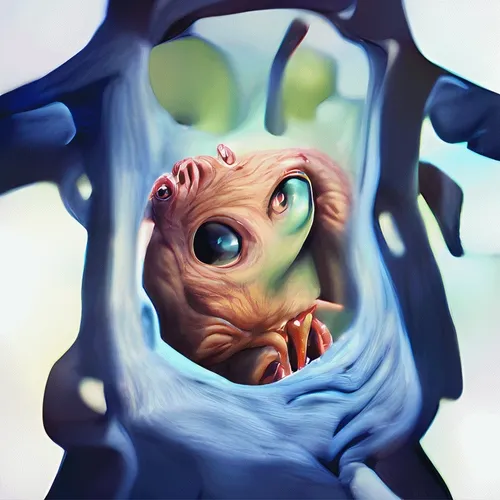 Scared Little Alien