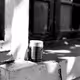 Scattered red bull cans