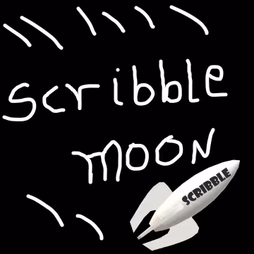 Scribbles Moon