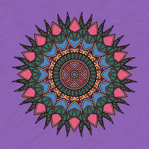 see, mandala - old