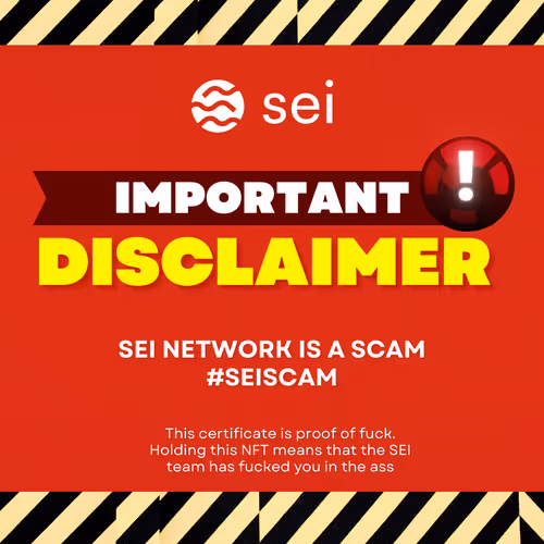The Sei Network Scam - POF Certificates
