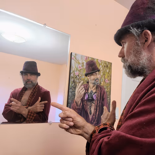 Self Portraits of Eric Larsen - one