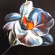 Sense of flowers beauty