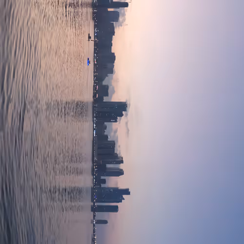 Sharjah Corniche Panorama - old