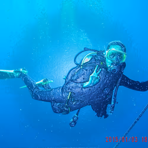 Shipwreck sea diving