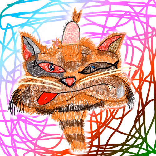 Shocker Head Cat