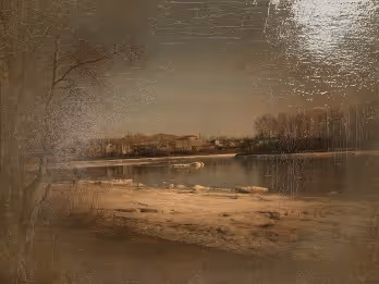 Siberia. Khakassia. River Abakan