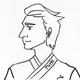 Side Face Sketch PFP Hangul Name