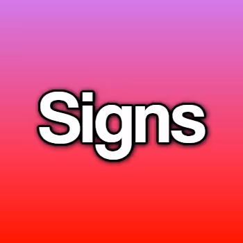 Look for signs