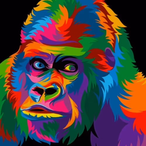 silver rainbow ape