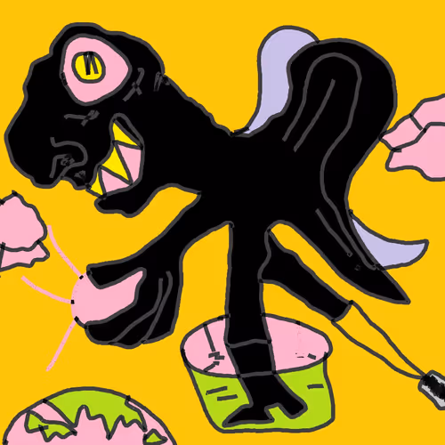 silver searching parrot