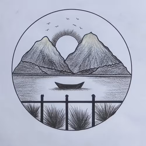 Simple Pencil Sketch 