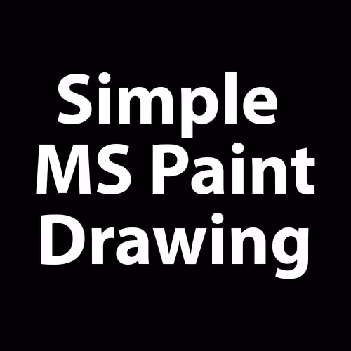 Simple MS Paint Drawing