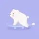 Skateboard animals - old
