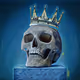 skeleton head king