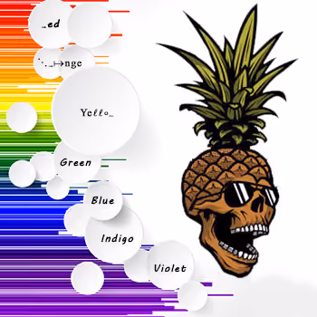 skeleton rainbow nft