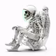 Skeletons of aliens