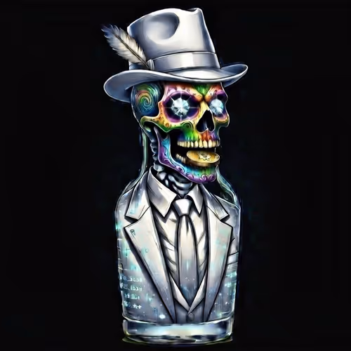Skull Bottle #23
